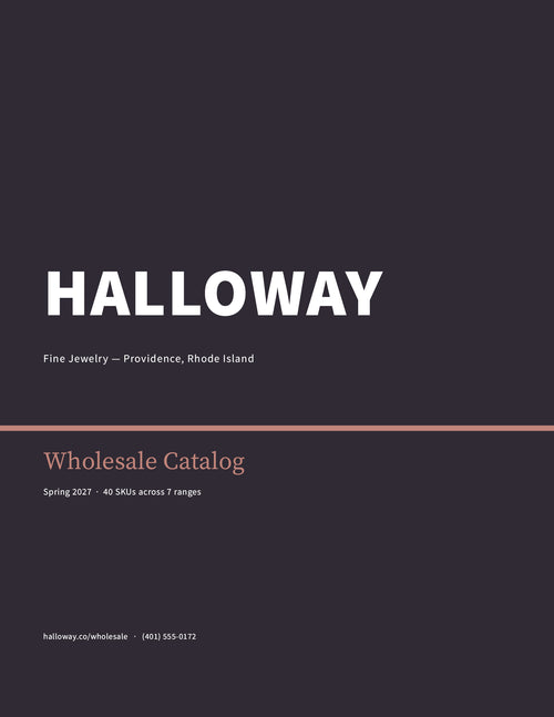 Sample catalog cover from a demonstration wholesale kit